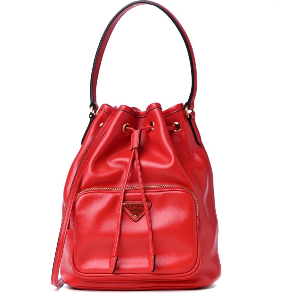 NEW Prada Bucket Bag | Soft Calfskin Saffiano Mini Bucket Crossbody Bag